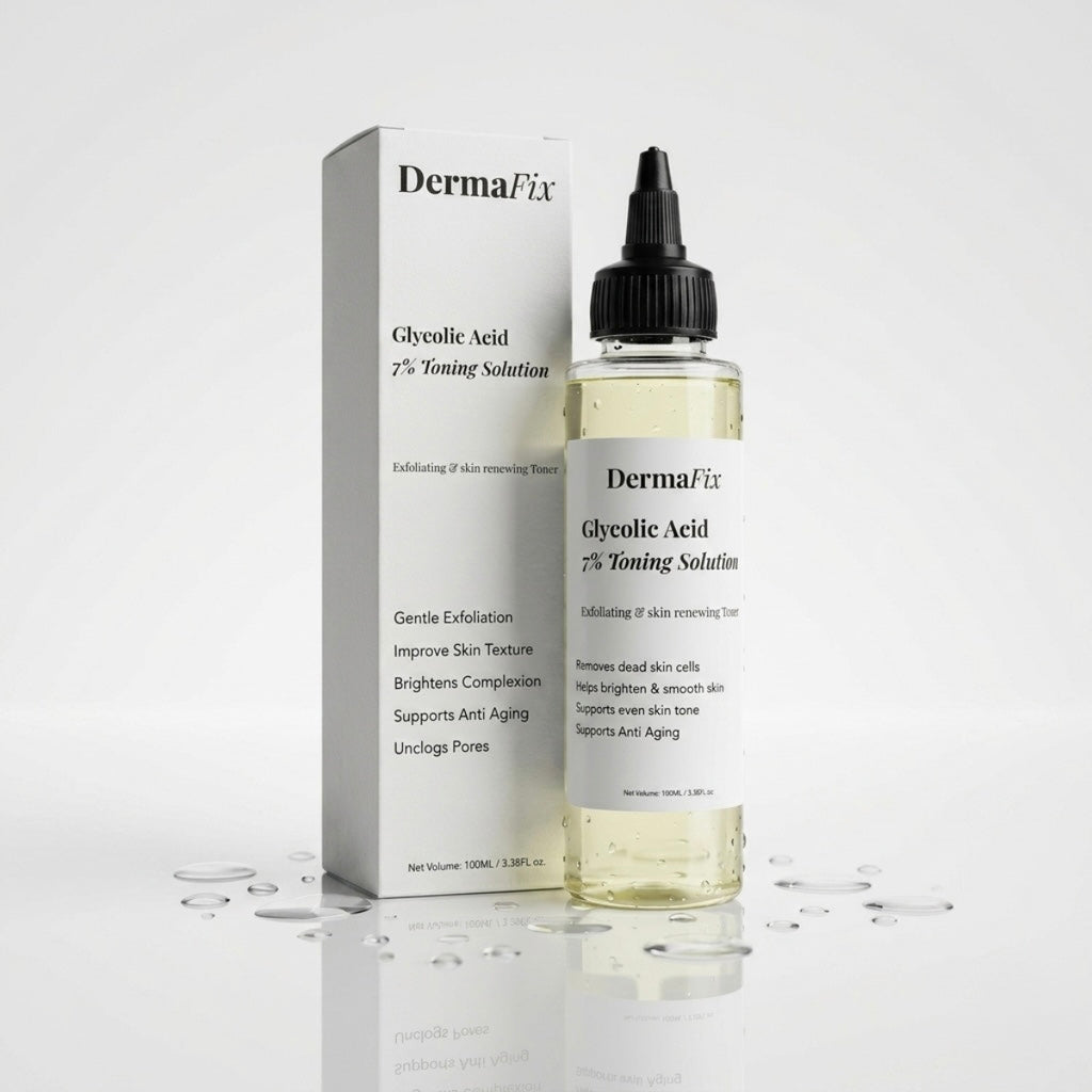 DermaFix Glycolic Acid 7% Refining Solution | French-Developed Formulation 🇫🇷